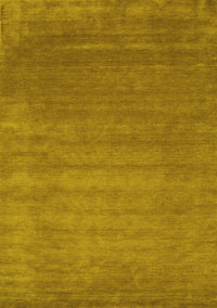 Abstract Yellow Contemporary Rug, con23yw