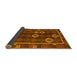 Sideview of Oriental Yellow Traditional Rug, con2400yw