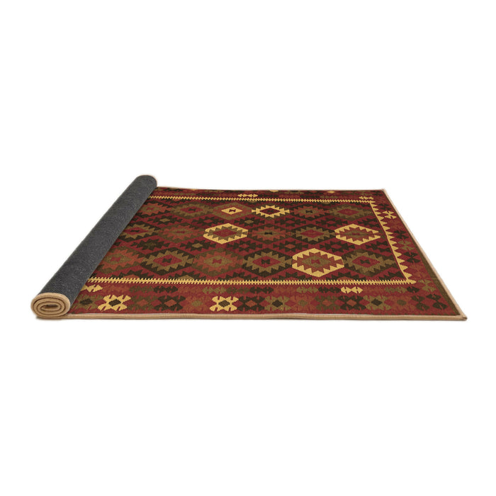 Sideview of Oriental Brown Traditional Rug, con2400brn