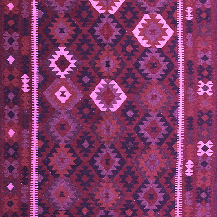 Machine Washable Oriental Purple Traditional Area Rugs, wshcon2400pur