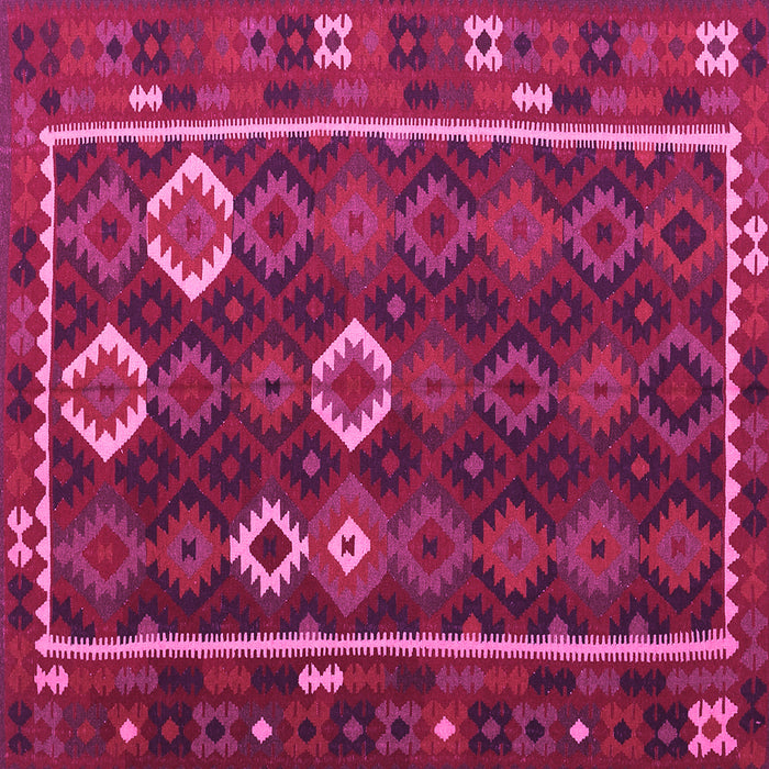 Square Oriental Pink Traditional Rug, con2400pnk
