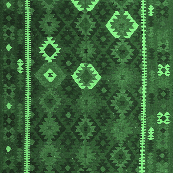 Oriental Emerald Green Traditional Rug, con2400emgrn