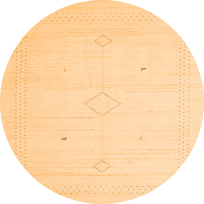 Machine Washable Solid Orange Modern Area Rugs, wshcon2401org