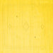 Square Solid Yellow Modern Rug, con2401yw