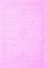 Solid Pink Modern Rug, con2401pnk