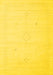 Solid Yellow Modern Rug, con2401yw