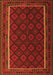 Oriental Orange Traditional Rug, con2402org