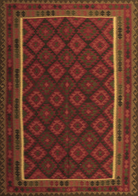 Oriental Brown Traditional Rug, con2402brn