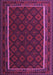 Machine Washable Oriental Purple Traditional Area Rugs, wshcon2402pur