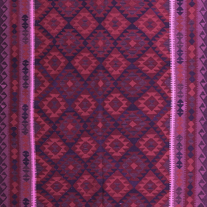 Machine Washable Oriental Purple Traditional Area Rugs, wshcon2402pur