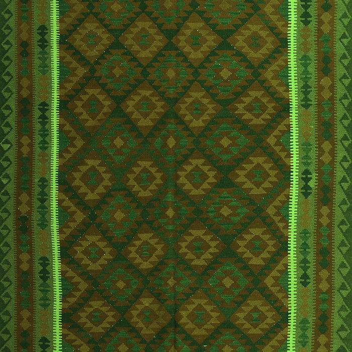 Oriental Green Traditional Rug, con2402grn