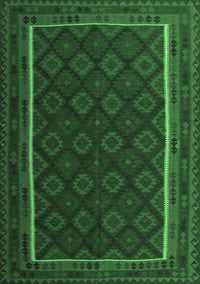 Oriental Emerald Green Traditional Rug, con2402emgrn