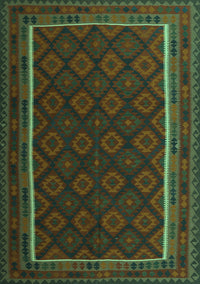 Oriental Turquoise Traditional Rug, con2402turq