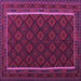 Square Oriental Purple Traditional Rug, con2402pur