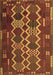 Machine Washable Oriental Brown Traditional Rug, wshcon2403brn