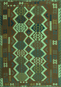 Oriental Turquoise Traditional Rug, con2403turq