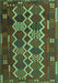 Oriental Turquoise Traditional Rug, con2403turq