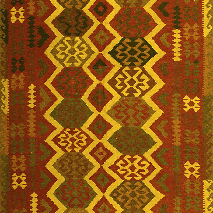Oriental Yellow Traditional Rug, con2403yw