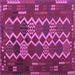 Square Oriental Purple Traditional Rug, con2403pur