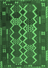 Oriental Emerald Green Traditional Rug, con2403emgrn