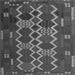 Serging Thickness of Oriental Gray Traditional Rug, con2403gry