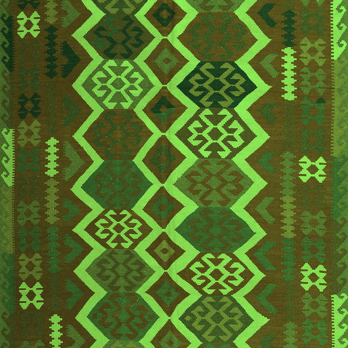 Oriental Green Traditional Rug, con2403grn