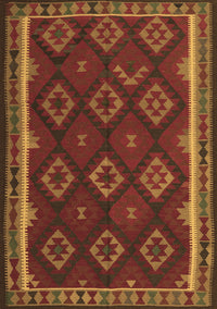 Oriental Brown Traditional Rug, con2404brn