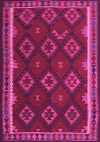 Oriental Pink Traditional Rug, con2404pnk