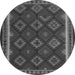 Square Oriental Gray Traditional Rug, con2404gry