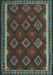 Machine Washable Oriental Light Blue Traditional Rug, wshcon2404lblu