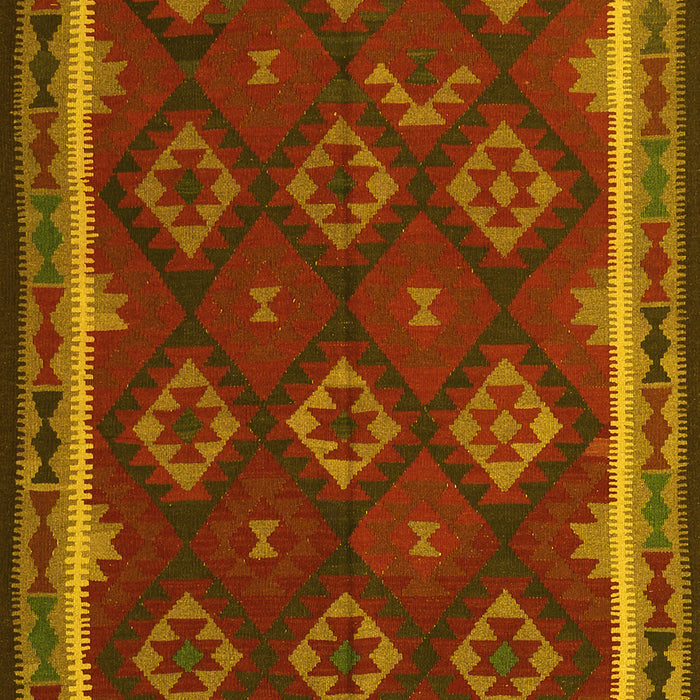 Oriental Yellow Traditional Rug, con2404yw