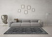 Machine Washable Oriental Gray Traditional Rug in a Living Room,, wshcon2404gry