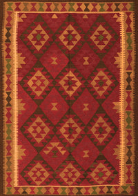 Oriental Orange Traditional Rug, con2404org