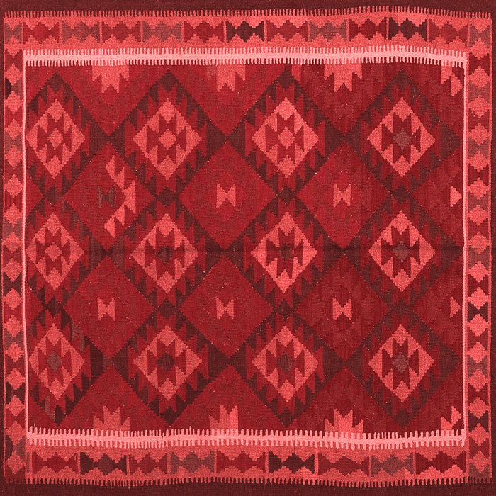 Machine Washable Oriental Red Traditional Rug, wshcon2404red