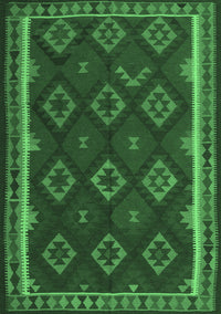 Oriental Emerald Green Traditional Rug, con2404emgrn