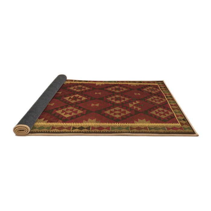 Sideview of Oriental Brown Traditional Rug, con2404brn