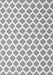 Serging Thickness of Machine Washable Trellis Gray Modern Rug, wshcon2405gry