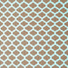 Square Trellis Light Blue Modern Rug, con2405lblu