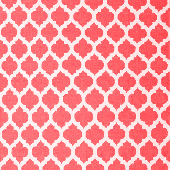 Trellis Red Modern Area Rugs