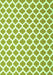 Serging Thickness of Machine Washable Trellis Green Modern Area Rugs, wshcon2405grn
