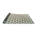 Sideview of Trellis Light Blue Modern Rug, con2405lblu