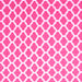 Square Machine Washable Trellis Pink Modern Rug, wshcon2405pnk