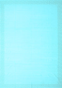 Solid Light Blue Modern Rug, con2406lblu