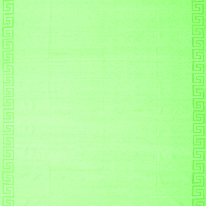 Serging Thickness of Machine Washable Solid Green Modern Area Rugs, wshcon2406grn