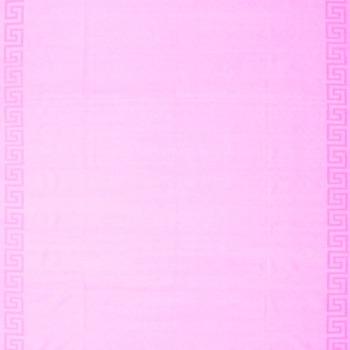 Machine Washable Solid Pink Modern Rug, wshcon2406pnk