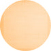 Square Solid Orange Modern Rug, con2406org