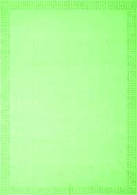 Solid Green Modern Rug, con2406grn