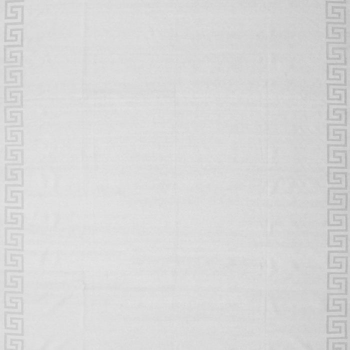 Serging Thickness of Machine Washable Solid Gray Modern Rug, wshcon2406gry