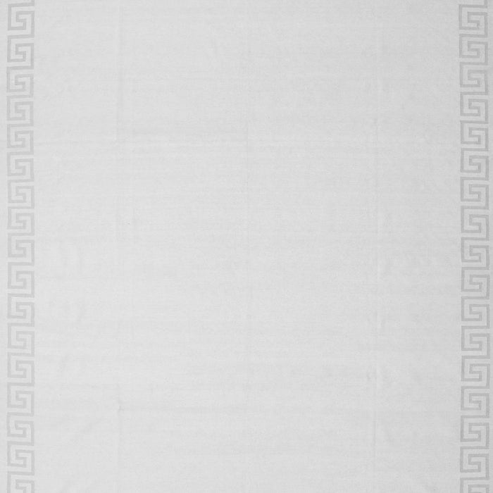 Serging Thickness of Machine Washable Solid Gray Modern Rug, wshcon2407gry