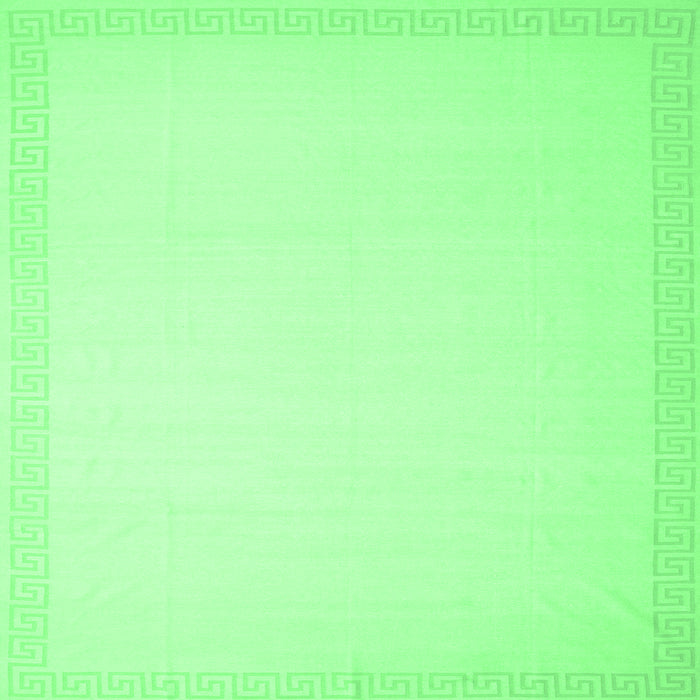 Square Solid Emerald Green Modern Rug, con2407emgrn